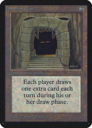 Howling Mine [Limited Edition Alpha] | Cards and Coasters CA
