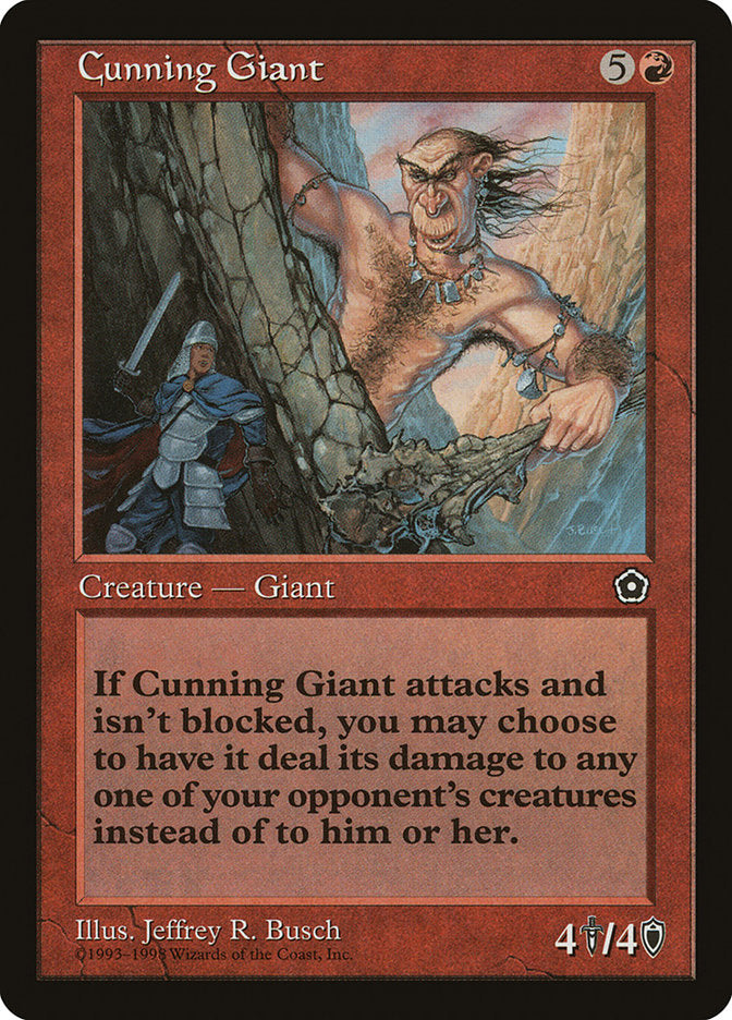 Cunning Giant [Portal Second Age] | Cards and Coasters CA