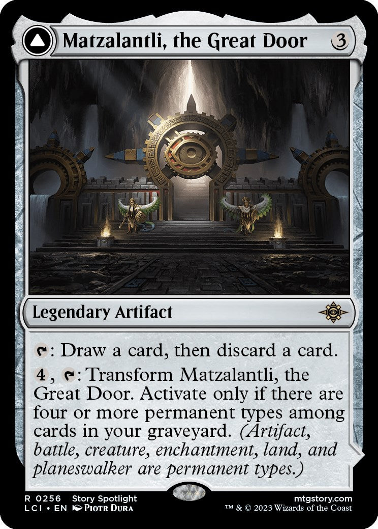 Matzalantli, the Great Door // The Core [The Lost Caverns of Ixalan] | Cards and Coasters CA