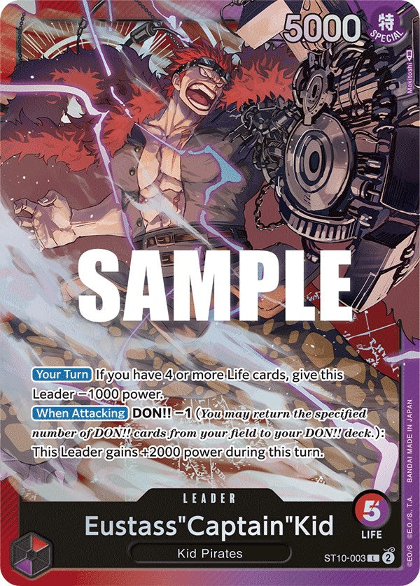 Eustass"Captain"Kid [Ultimate Deck - The Three Captains] | Cards and Coasters CA