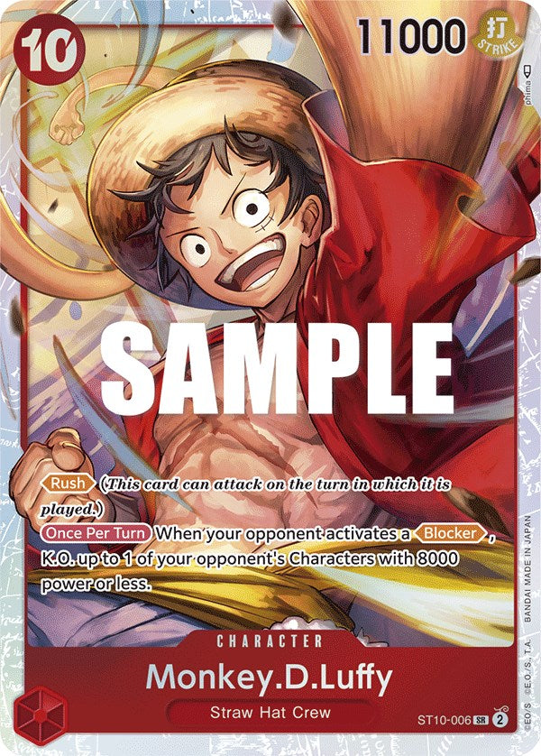 Monkey.D.Luffy [Ultimate Deck - The Three Captains] | Cards and Coasters CA
