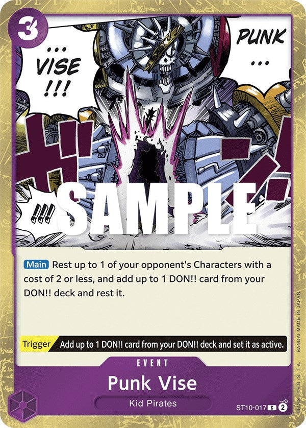Punk Vise [Ultimate Deck - The Three Captains] | Cards and Coasters CA