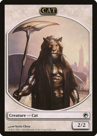 Cat Token [Scars of Mirrodin Tokens] | Cards and Coasters CA