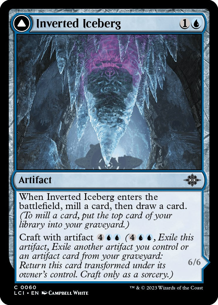 Inverted Iceberg [The Lost Caverns of Ixalan] | Cards and Coasters CA