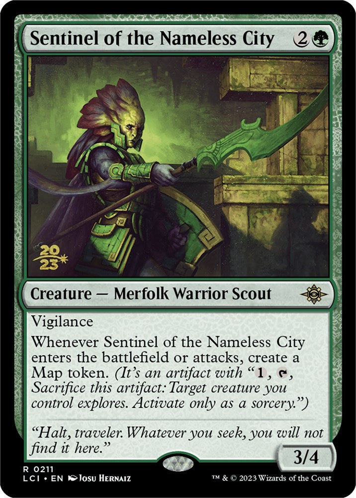 Sentinel of the Nameless City [The Lost Caverns of Ixalan Prerelease Cards] | Cards and Coasters CA