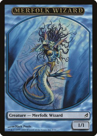 Merfolk Wizard Token [Lorwyn Tokens] | Cards and Coasters CA