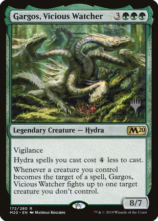 Gargos, Vicious Watcher [Core Set 2020 Promos] | Cards and Coasters CA
