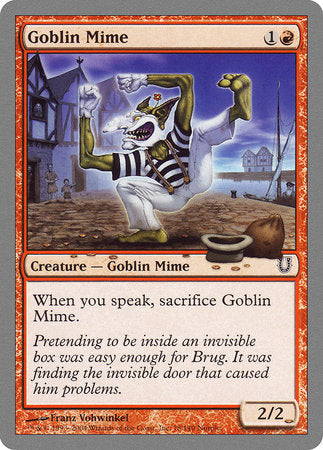 Goblin Mime [Unhinged] | Cards and Coasters CA