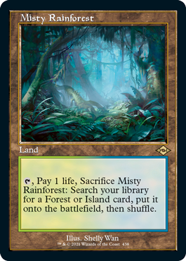 Misty Rainforest (Retro) [Modern Horizons 2] | Cards and Coasters CA
