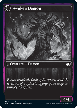 Ecstatic Awakener // Awoken Demon [Innistrad: Double Feature] | Cards and Coasters CA