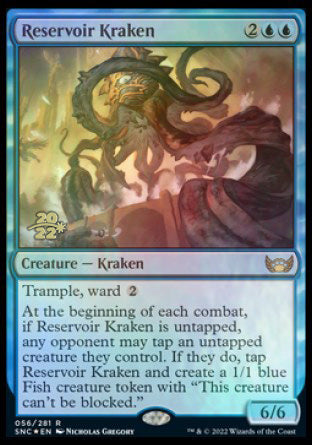Reservoir Kraken [Streets of New Capenna Prerelease Promos] | Cards and Coasters CA