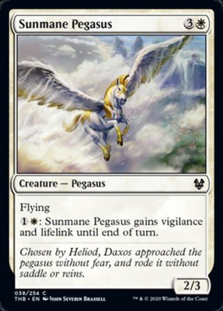 Sunmane Pegasus [Theros Beyond Death] | Cards and Coasters CA