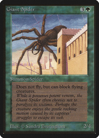 Giant Spider [Limited Edition Beta] | Cards and Coasters CA