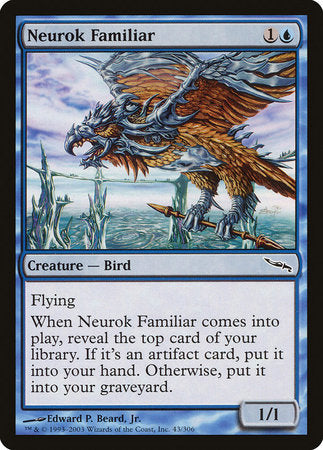 Neurok Familiar [Mirrodin] | Cards and Coasters CA