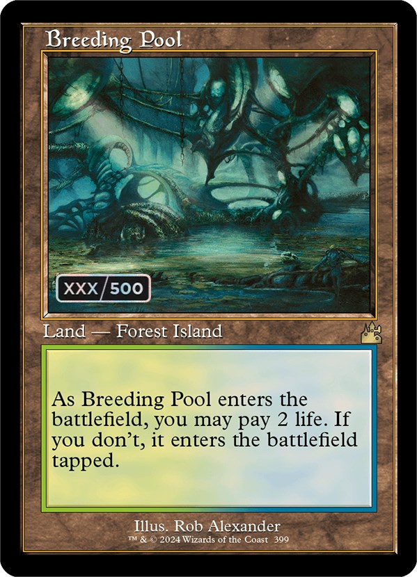 Breeding Pool (Retro) (Serialized) [Ravnica Remastered] | Cards and Coasters CA