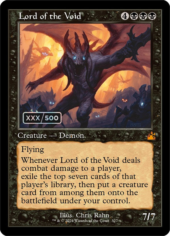 Lord of the Void (Retro) (Serialized) [Ravnica Remastered] | Cards and Coasters CA