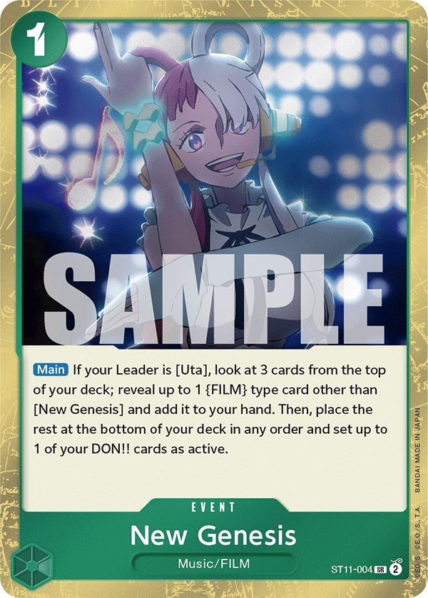 New Genesis [Starter Deck: Uta] | Cards and Coasters CA