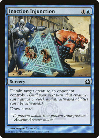 Inaction Injunction [Return to Ravnica] | Cards and Coasters CA