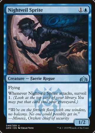 Nightveil Sprite [Guilds of Ravnica] | Cards and Coasters CA
