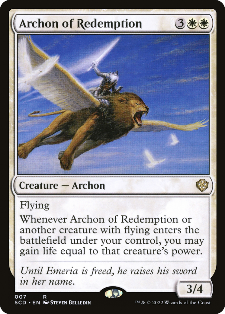 Archon of Redemption [Starter Commander Decks] | Cards and Coasters CA
