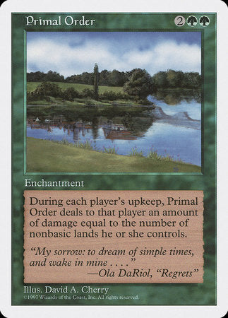 Primal Order [Fifth Edition] | Cards and Coasters CA