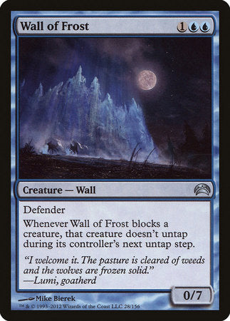 Wall of Frost [Planechase 2012] | Cards and Coasters CA