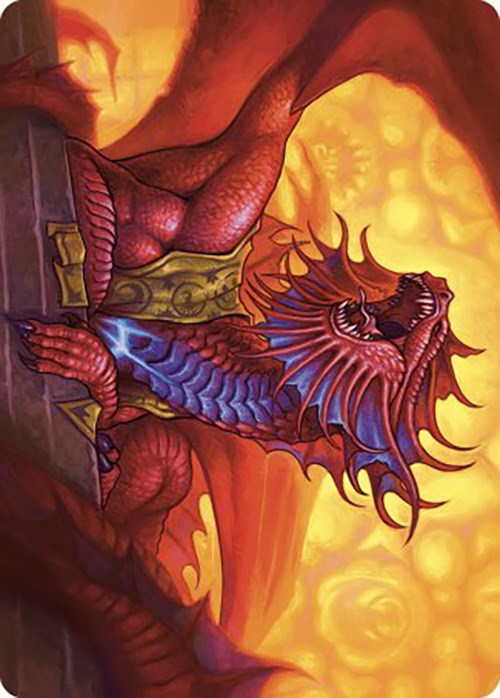 Niv-Mizzet, Guildpact Art Card (44/49) [Murders at Karlov Manor Art Series] | Cards and Coasters CA