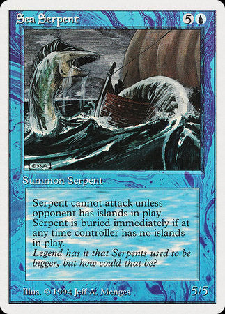 Sea Serpent [Summer Magic / Edgar] | Cards and Coasters CA