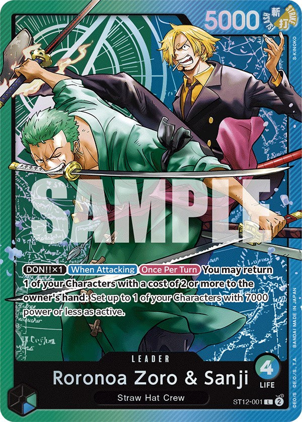 Roronoa Zoro & Sanji [Starter Deck: Zoro and Sanji] | Cards and Coasters CA