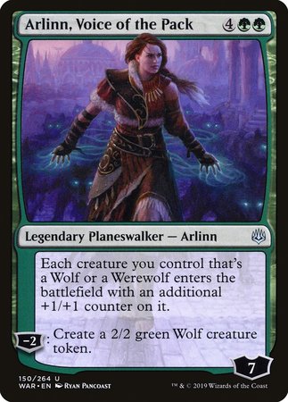 Arlinn, Voice of the Pack [War of the Spark] | Cards and Coasters CA