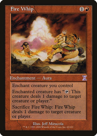 Fire Whip [Time Spiral Timeshifted] | Cards and Coasters CA