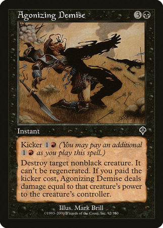 Agonizing Demise [Invasion] | Cards and Coasters CA