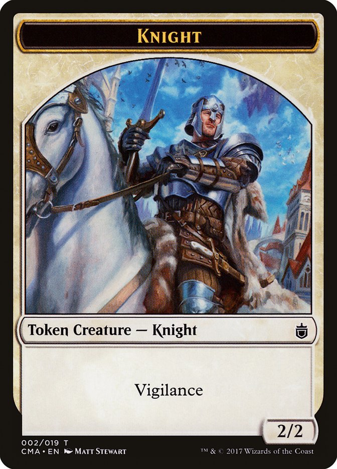 Knight [Commander Anthology Tokens] | Cards and Coasters CA