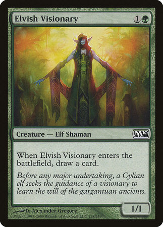 Elvish Visionary [Magic 2010] | Cards and Coasters CA