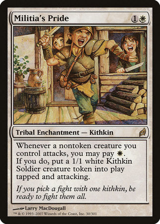 Militia's Pride [Lorwyn] | Cards and Coasters CA