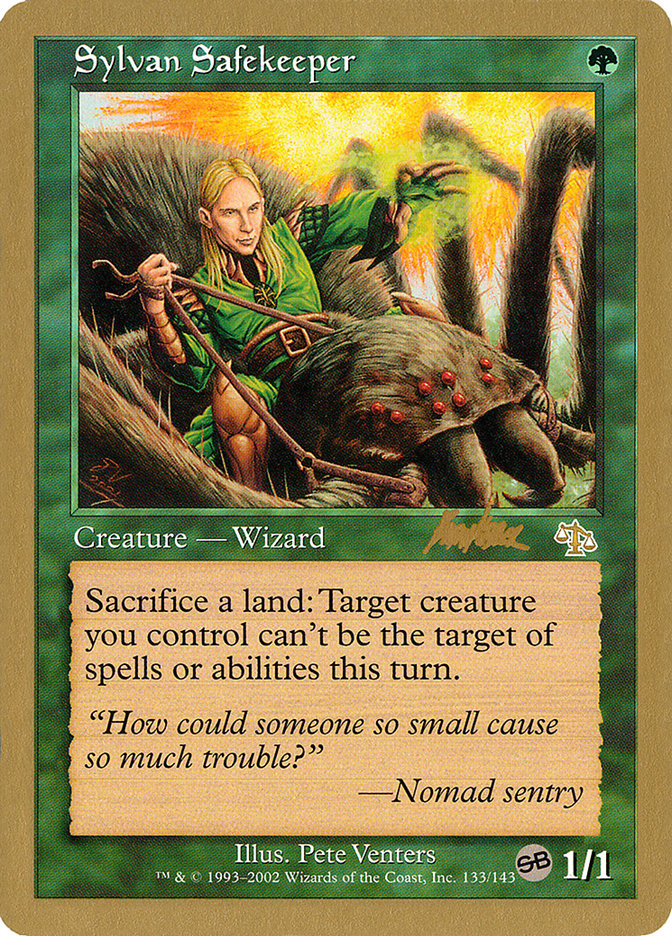 Sylvan Safekeeper (Brian Kibler) (SB) [World Championship Decks 2002] | Cards and Coasters CA