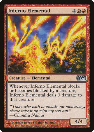 Inferno Elemental [Magic 2010] | Cards and Coasters CA