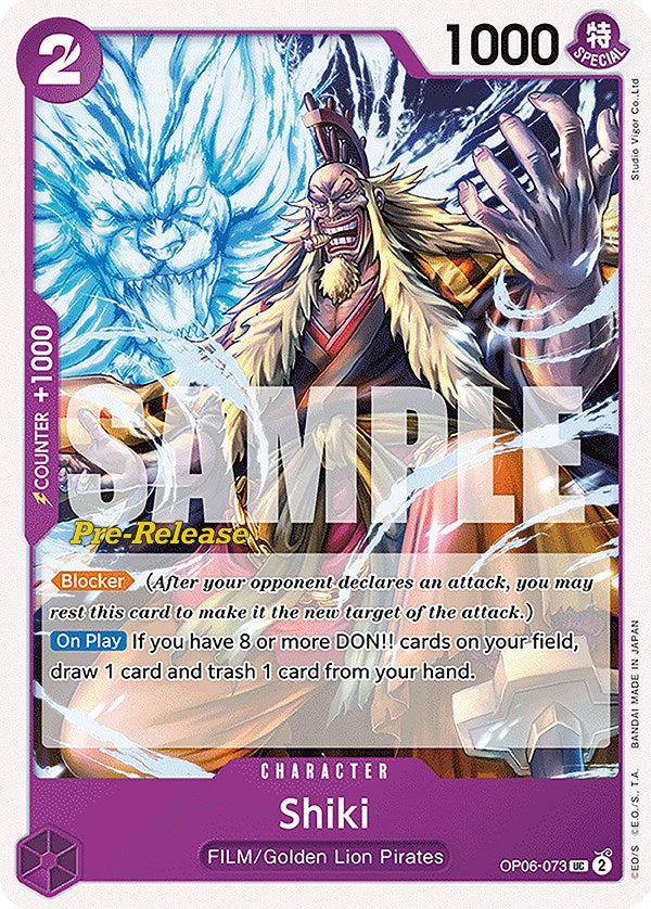 Shiki [Wings of the Captain Pre-Release Cards] | Cards and Coasters CA