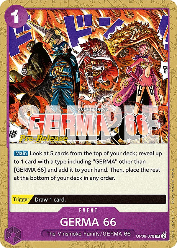 GERMA 66 [Wings of the Captain Pre-Release Cards] | Cards and Coasters CA