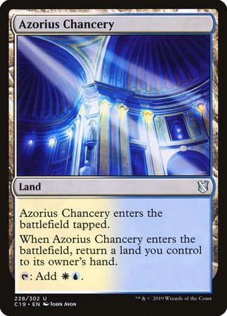 Azorius Chancery [Commander 2019] | Cards and Coasters CA