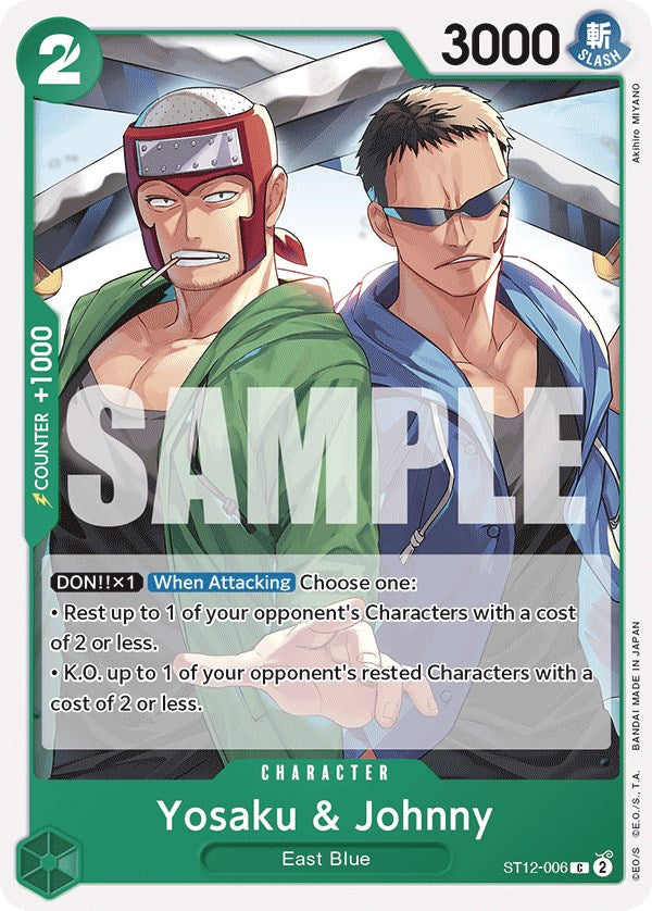 Yosaku & Johnny [Starter Deck: Zoro and Sanji] | Cards and Coasters CA