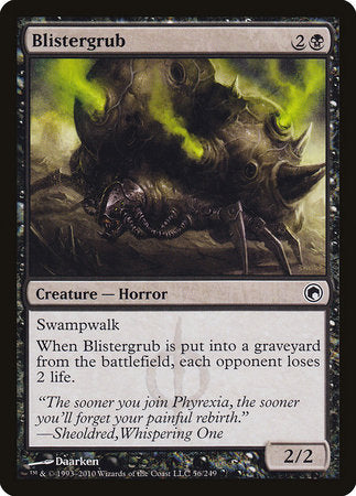 Blistergrub [Scars of Mirrodin] | Cards and Coasters CA