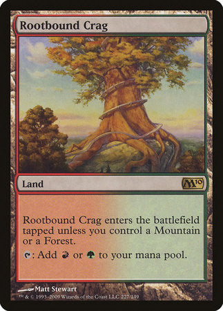 Rootbound Crag [Magic 2010] | Cards and Coasters CA