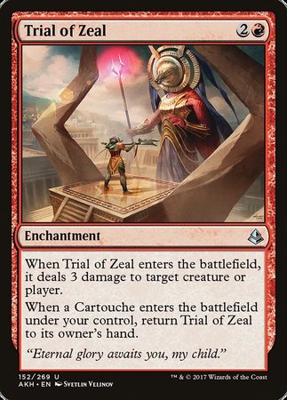 Trial of Zeal [Amonkhet] | Cards and Coasters CA