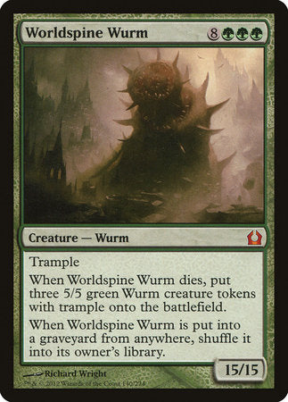 Worldspine Wurm [Return to Ravnica] | Cards and Coasters CA