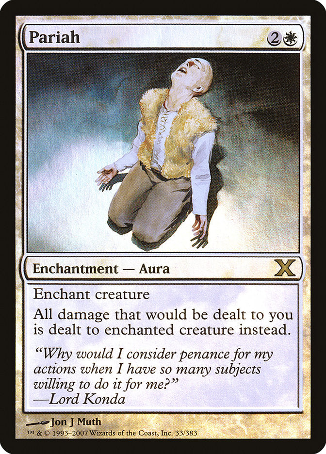 Pariah (Premium Foil) [Tenth Edition] | Cards and Coasters CA