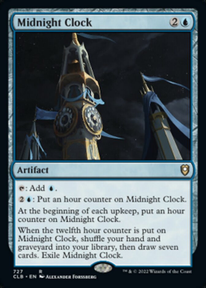 Midnight Clock [Commander Legends: Battle for Baldur's Gate] | Cards and Coasters CA