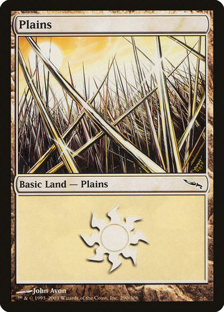 Plains (290) [Mirrodin] | Cards and Coasters CA