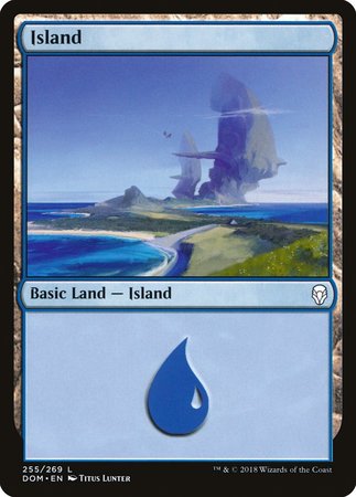 Island (255) [Dominaria] | Cards and Coasters CA