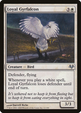 Loyal Gyrfalcon [Eventide] | Cards and Coasters CA